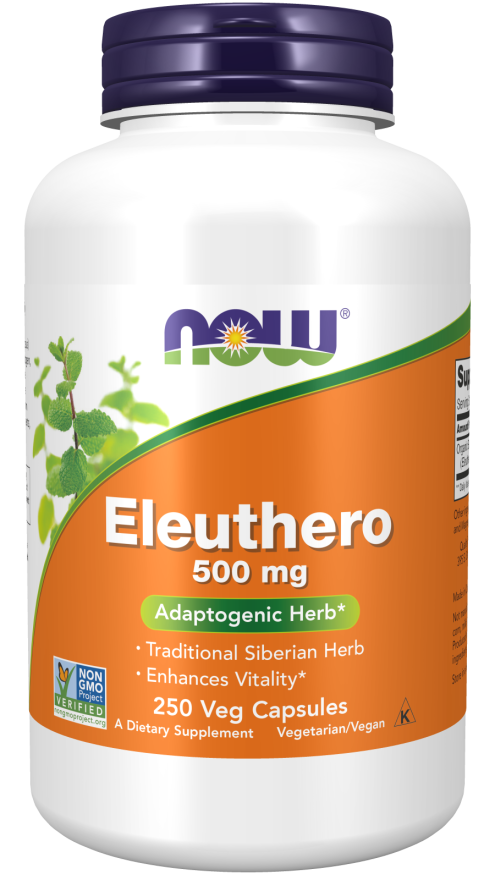 Eleuthero, 500 mg, 250 Cápsulas Vegetarianas