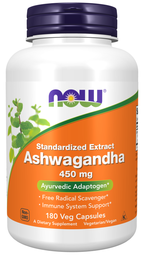 Ashwagandha 450 mg, 180 Cápsulas Vegetarianas