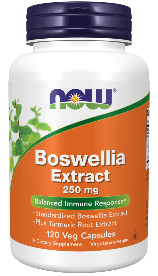 Extrato de Boswellia 250 mg, 120 Cápsulas Vegetarianas