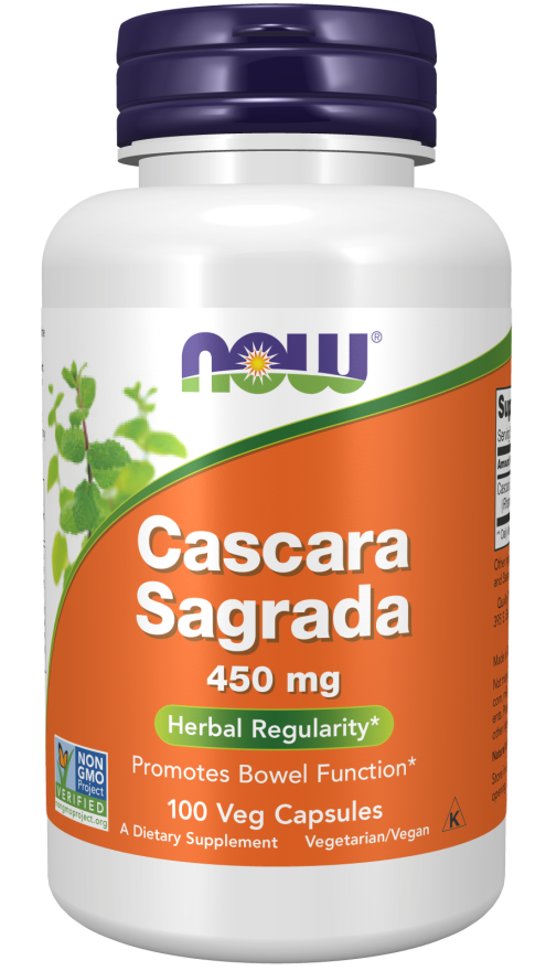 Cáscara Sagrada 450 mg, 100 Cápsulas Vegetarianas