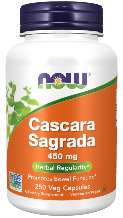 Cáscara Sagrada 450 mg, 250 Cápsulas Vegetarianas