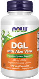 DGL com Aloe Vera, 100 Cápsulas Vegetarianas