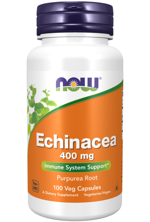 Echinacea 400 mg, 100 Cápsulas Vegetarianas