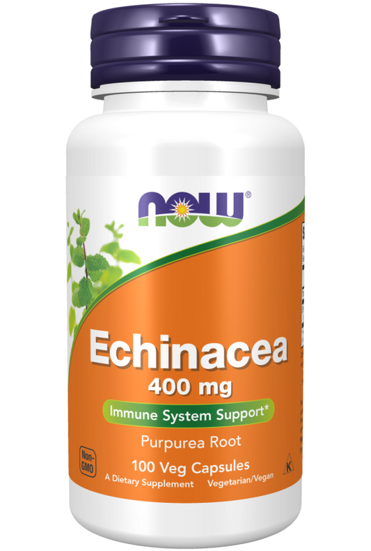 Echinacea 400 mg, 100 Cápsulas Vegetarianas