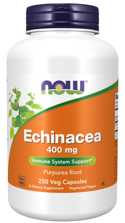 Echinacea 400 mg, 250 Cápsulas Vegetarianas