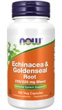 Raiz de Echinacea e Goldenseal, 100 Cápsulas Vegetarianas