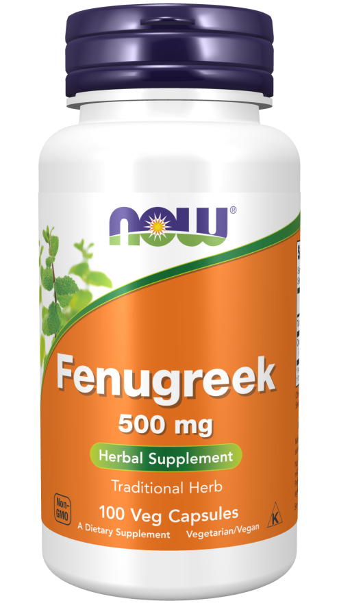 Feno-Grego, 500 mg, 100 Cápsulas Vegetarianas