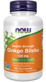 Ginkgo Biloba, Força Dupla 120 mg, 100 Cápsulas Vegetarianas