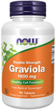 Graviola, 1000 mg, de força dupla, 90 Tablets