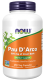 Pau D'Arco, 500 mg, 250 Cápsulas Vegetarianas