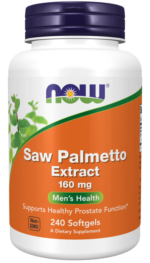 Extrato de Saw Palmetto, 160 mg, 240 Softgels