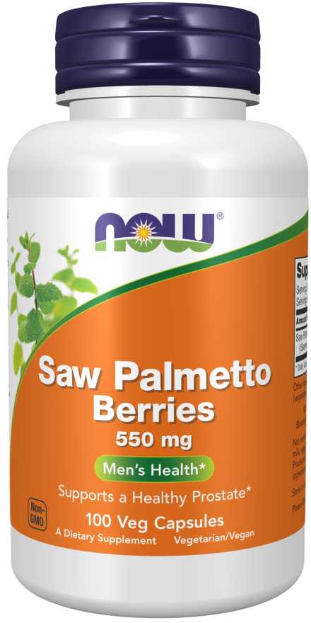 Saw Palmetto Berries, 550 mg, 100 Cápsulas Vegetarianas