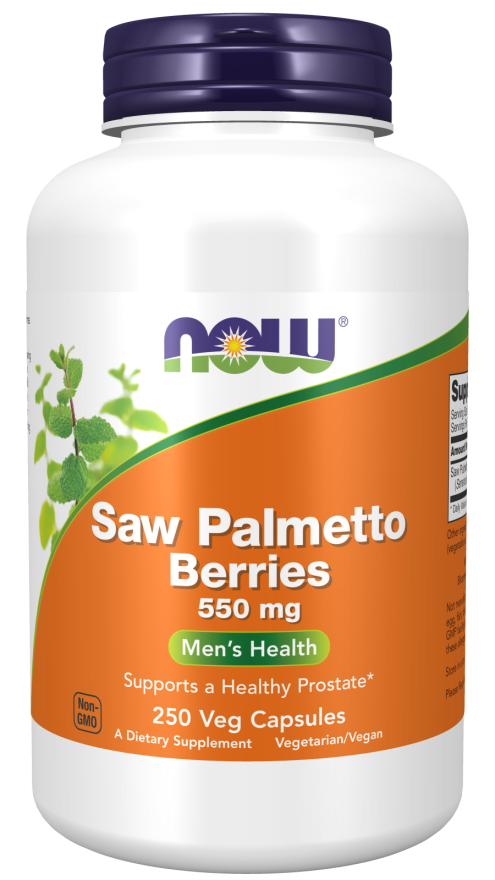 Saw Palmetto Berries, 550 mg, 250 Cápsulas Vegetarianas