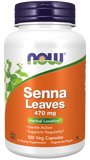 Folhas de Senna, 470 mg, 100 Cápsulas Vegetarianas