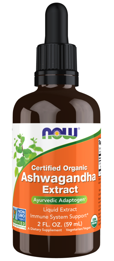 Extrato de Ashwagandha Líquido, Orgânico, (59 mL)