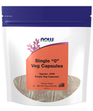 Cápsulas Vazias, Vegetariana, Individual "0", 1000 Softgels