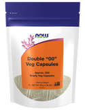 Cápsulas Vazias, Vegetariana, Duplo "00", 250 Softgels