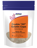 Cápsulas Vazias, Gelatina, Duplo "00", 250 Softgels