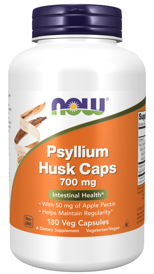 Psyllium Husk, 700 mg, 180 Cápsulas Vegetarianas