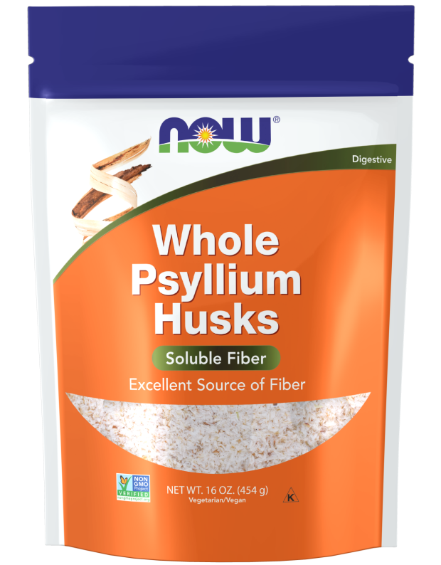 Cascas de Psyllium, Inteiras, (454g)