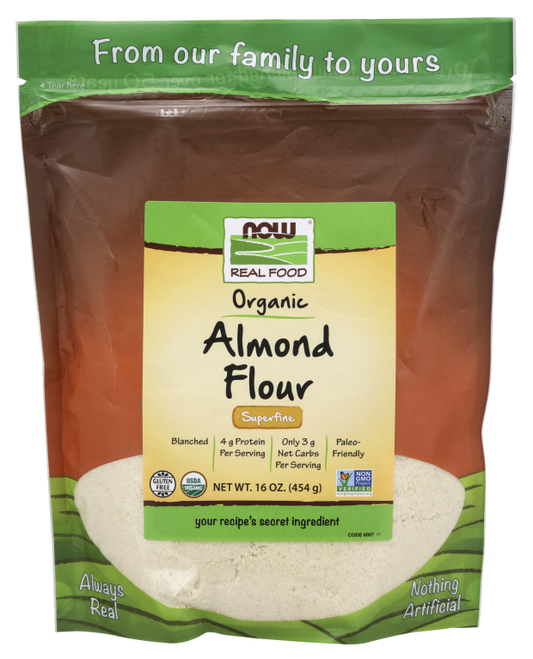 Farinha de Amêndoa, Orgânica, (454 g)