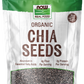 Sementes de Chia Pretas, Orgânicas, ( 340 g)