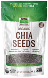 Sementes de Chia Pretas, Orgânicas, ( 340 g)