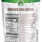 Sementes de Chia Pretas, Orgânicas, ( 340 g)