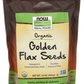 Sementes de Linho Douradas, Orgânicas, ( 454 g)