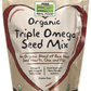 Mistura de Sementes de Ômega Triplo, Orgânica, ( 340 g)