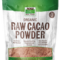 Cacau em Pó, Cru e Orgânico, (340 g)