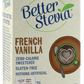 Pacotes de baunilha francesa BetterStevia, 75 pacotes