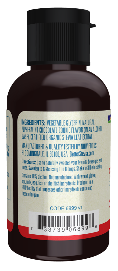 BetterStevia Líquido, Biscoito de Hortelã-pimenta, ( 59 ml)