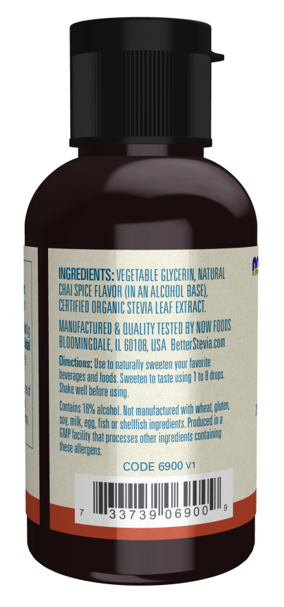 BetterStevia Liquid, Chai Spice, ( 59 ml)