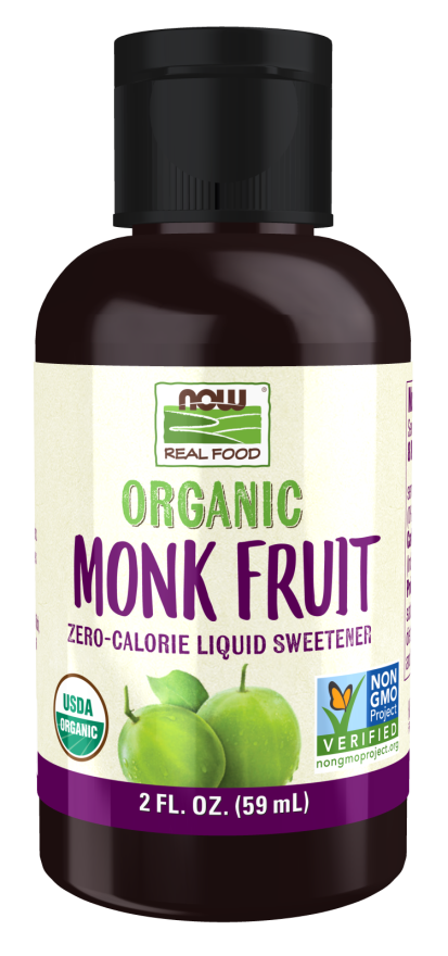 Monk Fruit Líquido, Orgânico, ( 59 ml)