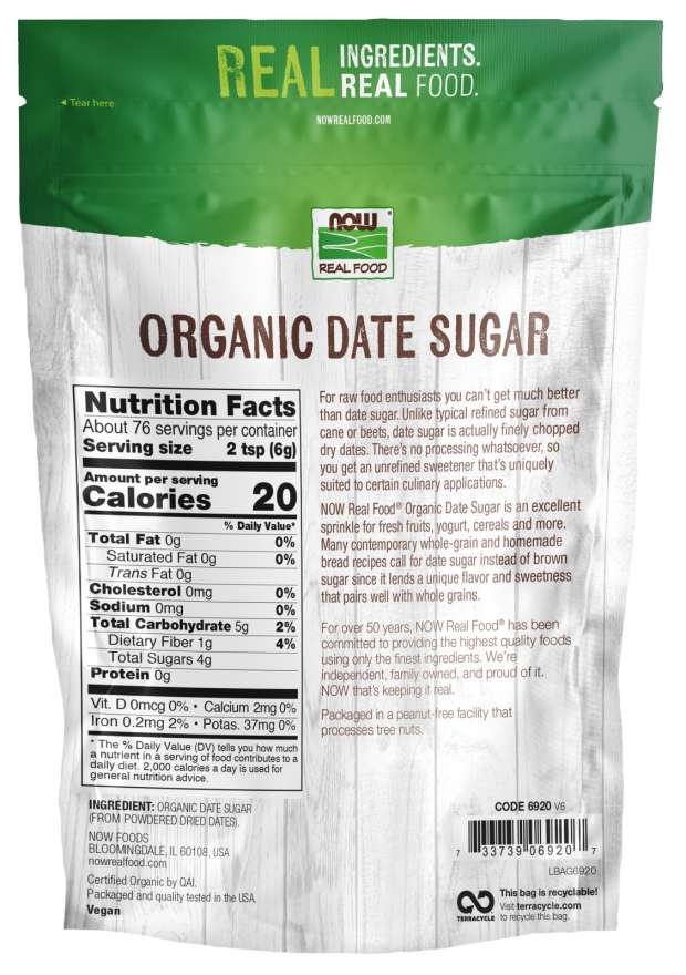 Açúcar Tâmara, Orgânico, ( 454 g)