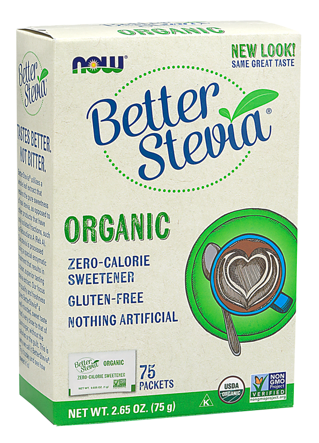 BetterStevia, Orgânico, 75 pacotes