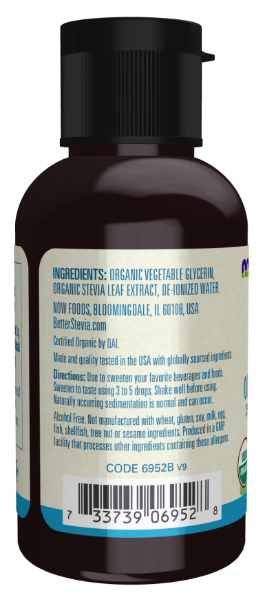 BetterStevia Líquido, Glicerita Orgânica, ( 237 ml)