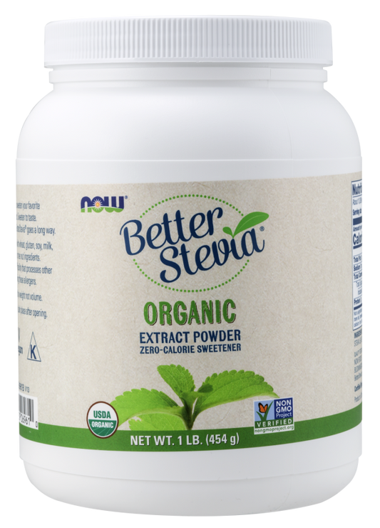 BetterStevia Extrato em Pó, Orgânico, (454 g)