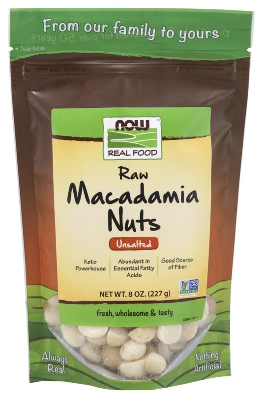 Nozes de Macadâmia, Cruas e sem Sal, ( 227 g)