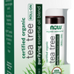 Mistura de Óleo Essencial de Tea Tree, Roll-On Orgânico, ( 10 ml)