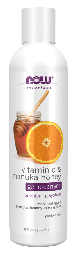 Gel de Limpeza com Vitamina C e Mel Manuka, (237 ml)