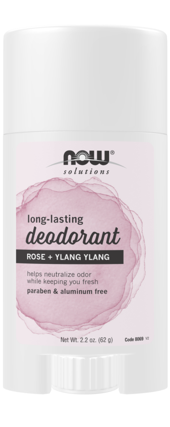 Desodorante em Bastão de Longa Duração, Rosa + Ylang Ylang, ( 62 g)