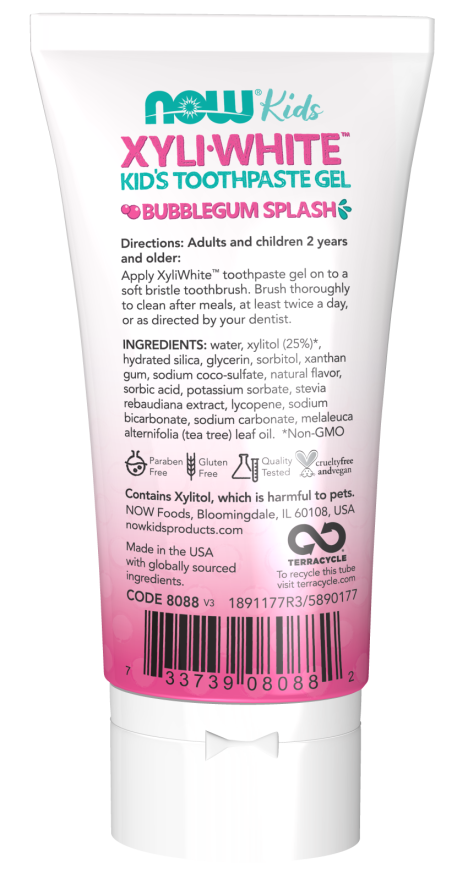 Xyliwhite ™, Bubblegum Splash Gel de Pasta de Dentes para Crianças, ( 85 g).