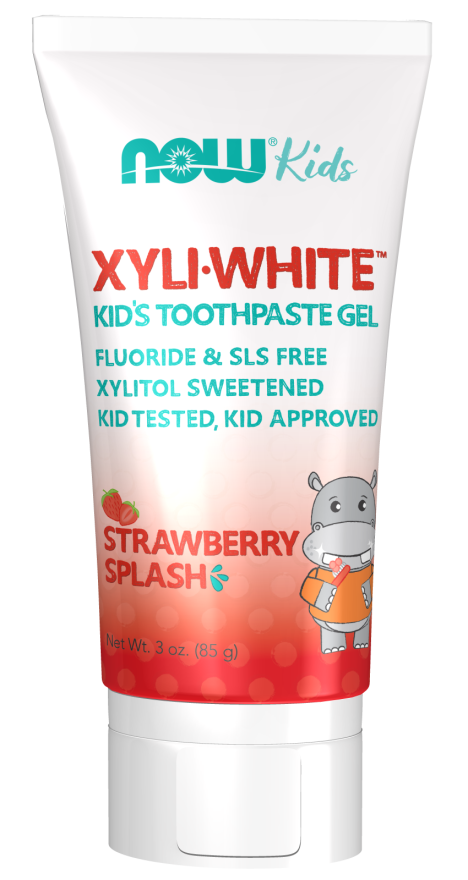 XyliWhite™, Gel de pasta de dentes Morango Splash para crianças, ( 85 g)