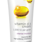 Vitamina D-3 Creme 1.000 UI por grama, ( 118 ml)