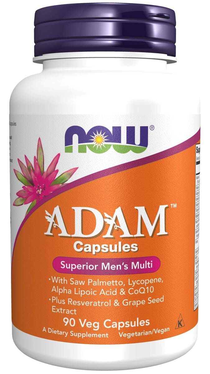 Vitamina múltipla masculina ADAM ™ - 90 cápsulas vegetais-Now Foods-Suplementos,Vitaminas