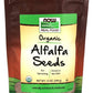 Sementes de alfafa, orgânicas, 12 onças.-Now Foods-Alimentos Naturais, Brotando