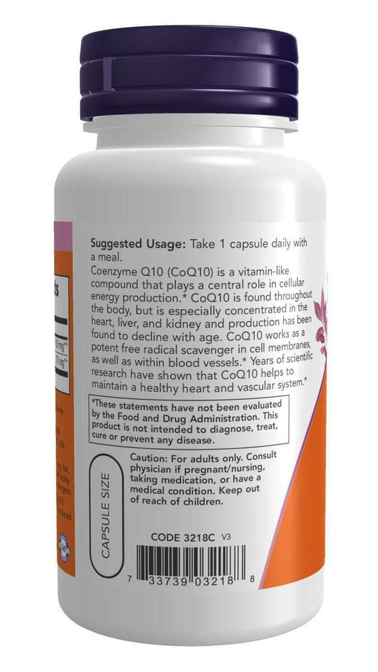 CoQ10 150 mg - 100 cápsulas vegetais-Now Foods-Coq10,Suplementos